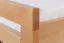 Doppelbett "Easy Premium Line" K8/1 inkl. 1 Abdeckblende, 180 x 200 cm Buche Vollholz massiv Natur
