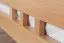 Jugendbett "Easy Premium Line" K8/1 inkl. 1 Abdeckblende, 180 x 200 cm Buche Vollholz massiv Natur