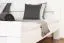 Jugendbett "Easy Premium Line" K6, 200 x 200 cm Buche Vollholz massiv weiß lackiert