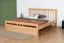 Jugendbett "Easy Premium Line" K8/1 inkl. 1 Abdeckblende, 180 x 200 cm Buche Vollholz massiv Natur