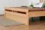 Jugendbett "Easy Premium Line" K8/1 inkl. 1 Abdeckblende, 180 x 200 cm Buche Vollholz massiv Natur