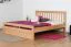 Jugendbett "Easy Premium Line" K8/1 inkl. 1 Abdeckblende, 180 x 200 cm Buche Vollholz massiv Natur