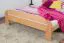 Doppelbett / Gästebett Wooden Nature 140 Buche massiv Natur, inkl. Lattenrost - 160 x 200 cm (B x L)