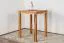 Stehtisch Wooden Nature 119 Eiche massiv - 105 x 80 x 80 cm (H x B x T)