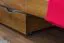 Schublade für Bett - Kiefer Vollholz massiv Eichefarben 001 - Abmessung 18,50 x 97,50 x 57 cm (H x B x T)