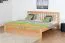 Doppelbett "Easy Premium Line" K8 inkl. 1 Abdeckblende, 200 x 200 cm Buche Vollholz massiv Natur