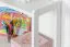 Regal Kiefer massiv Vollholz weiß lackiert Junco 57B - 86 x 70 x 30 cm (H x B x T)