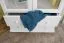 Vitrine Kiefer massiv Vollholz weiß lackiert B007 - Abmessung 190 x 80 x 42 cm (H x B x T)