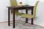 Tisch Kiefer massiv Vollholz Walnussfarben Junco 226C (eckig) - 100 x 50 cm (L x B)