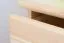Kommode Kiefer massiv Vollholz natur 032 - Abmessung 122 x 40 x 42 cm (H x B x T)