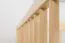 Babywiege Kiefer massiv Vollholz natur 104, inkl. Lattenrost - 60 x 120 cm (B x L)