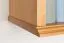 Hängeregal / Wandregal Kiefer massiv Vollholz Erlefarben Junco 335 - 30 x 40 x 24 cm (H x B x T)