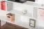Regal "Easy Möbel" S15, Buche Vollholz massiv Weiß lackiert - 69 x 174 x 20 cm (H x B x T)