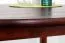 Tisch Kiefer massiv Vollholz Walnussfarben Junco 235A (rund) - Durchmesser 100 cm