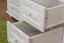 Weißer Massivholz Kleiderschrank
