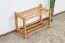 Schuhregal Buche Vollholz massiv Erlefarben Junco 225 - 40 x 58 x 26 cm (H x B x T)