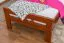 Einzelbett "Easy Premium Line" K8, Buche Vollholz massiv kirschrot lackiert - Liegefläche: 90 x 190 cm