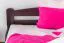 Bett Buche massiv 140 x 200 cm Schokobraun