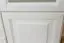Vitrine Kiefer massiv Vollholz weiß lackiert B010 - Abmessung 190 x 80 x 42 cm (H x B x T)