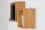 Hängeregal / Wandregal Kiefer massiv Vollholz Erlefarben Junco 283C - Abmessung 20 x 20 x 12 cm