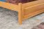 Kinderbett / Jugendbett Kiefer massiv Vollholz Erlefarben 78, inkl. Lattenrost - 100 x 200 cm
