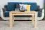 Couchtisch Kiefer massiv Vollholz natur Junco 484 – Abmessung 90 x 60 x 50 cm (B x T x H)