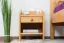 Nachtkommode Kiefer massiv Vollholz Erlefarben Junco 132 - Abmessung: 45 x 34 x 29 cm (H x B x T)