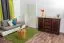 Anrichte, Kiefer massiv, Breite: 150 cm, Farbe: Nuss