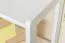 Regal Kiefer massiv Vollholz weiß lackiert Junco 57D - 86 x 50 x 30 cm (H x B x T)