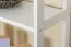 Regal Kiefer massiv Vollholz weiß lackiert Junco 54A - Abmessung 200 x 80 x 30 cm
