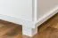 Kommode Kiefer massiv Vollholz weiß lackiert Columba 14 - Abmessung 79 x 60 x 50 cm