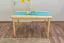 Tisch Kiefer massiv Vollholz natur 001 (eckig) - Abmessung 130 x 80 cm (B x T)