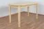 Tisch Kiefer massiv Vollholz natur Junco 230A - 75 x 140 cm (B x L)