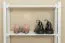 Schuhregal Buche Vollholz massiv weiß Junco 223 - Abmessung 100 x 58 x 26 cm