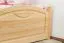 Kinderbett / Jugendbett Kiefer massiv Vollholz natur 82, inkl. Lattenrost - 100 x 200 cm (B x L)
