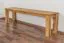 Bank Wooden Nature 132 Eiche massiv - 160 x 33 cm (L x B)