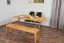 Esstisch Wooden Nature 414 Kernbuche massiv geölt, Tischplatte glatt - 160 x 90 cm (B x T)