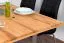 Esstisch Wooden Nature 414 Kernbuche massiv geölt, Tischplatte glatt - 160 x 90 cm (B x T)