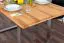 Esstisch Wooden Nature 414 Kernbuche massiv geölt, Tischplatte rustikal - 160 x 90 cm (B x T)