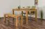 Esstisch Wooden Nature 114 Eiche massiv geölt - 140 x 90 cm (B x T)