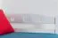 Stockbett für Erwachsene "Easy Premium Line" K19/n, Kopf- und Fußteil mit Löchern, Buche Vollholz massiv Weiß - 90 x 190 cm (B x L), teilbar