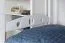 Stockbett für Erwachsene "Easy Premium Line" K19/n, Kopf- und Fußteil mit Löchern, Buche Vollholz massiv Weiß - 90 x 190 cm (B x L), teilbar