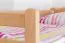 Kinderbett / Hochbett "Easy Premium Line" K22/n, Buche Vollholz massiv Natur - Liegefläche: 90 x 200 cm