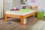 Kinderbett / Jugendbett Kiefer massiv Vollholz Erlefarben 76, inkl. Lattenrost - 100 x 200 cm (B x L)