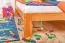 Kinderbett / Jugendbett Kiefer massiv Vollholz Erlefarben 76, inkl. Lattenrost - 100 x 200 cm (B x L)