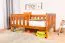 Kinderbett / Juniorbett Kiefer massiv Vollholz Eichefarben 96, inkl. Lattenrost - 90 x 160 cm (B x L)