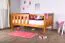 Kinderbett / Juniorbett Kiefer massiv Vollholz Eichefarben 96, inkl. Lattenrost - 90 x 160 cm (B x L)