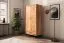 Kleiderschrank mit viel Stauraum Kumeu 60 Kernbuche massiv geölt - Abmessungen: 196 x 97 x 60 cm (H x B x T)