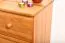 Kommode Kiefer massiv Vollholz Erlefarben Junco 159 – Abmessung 123 x 80 x 42 cm