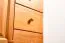 Kommode Kiefer massiv Vollholz Erlefarben Junco 159 – Abmessung 123 x 80 x 42 cm